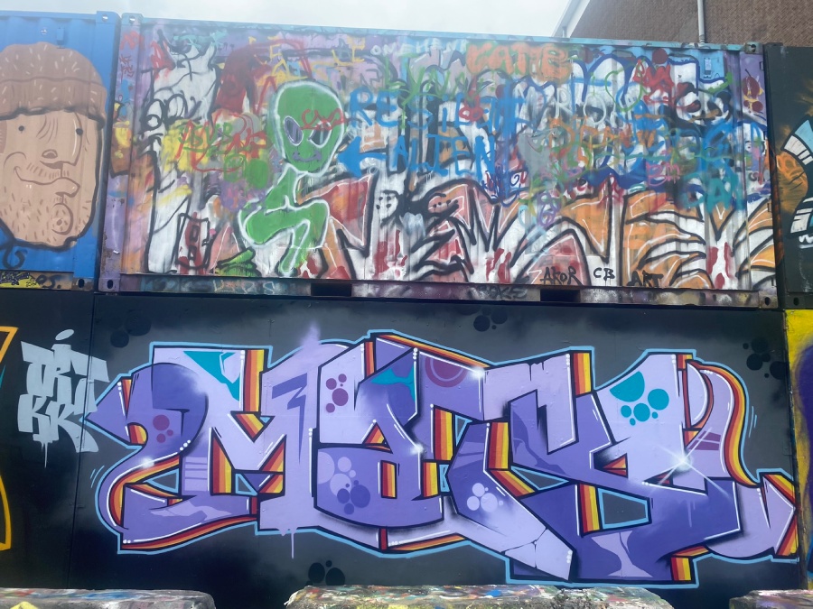 mats, ndsm, graffiti, amsterdam